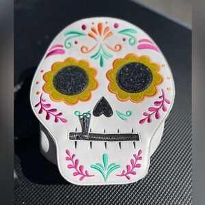 Disney Parks Loungefly Coco Dia De Los Muertos Sugar Skull Mini Backpack